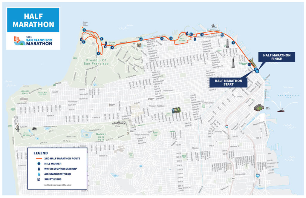 Course Maps - The San Francisco Marathon