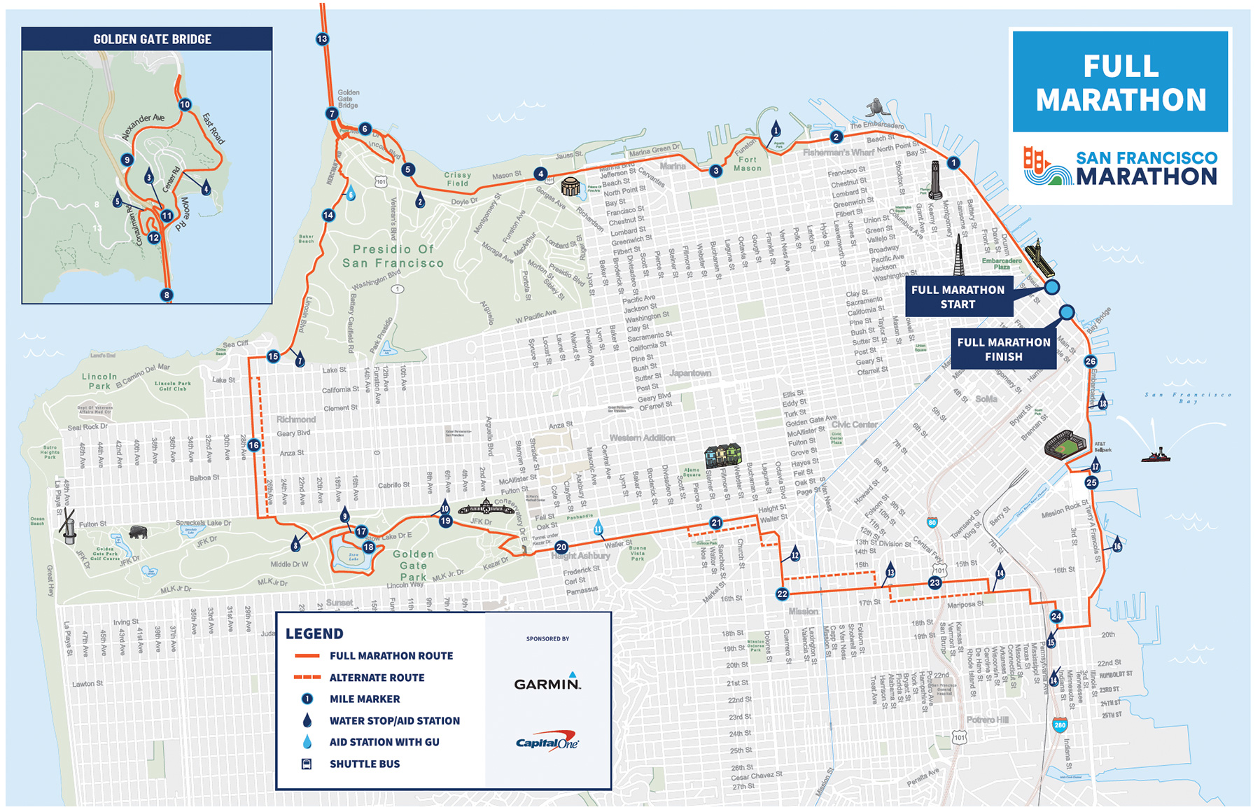 Course Maps The San Francisco Marathon