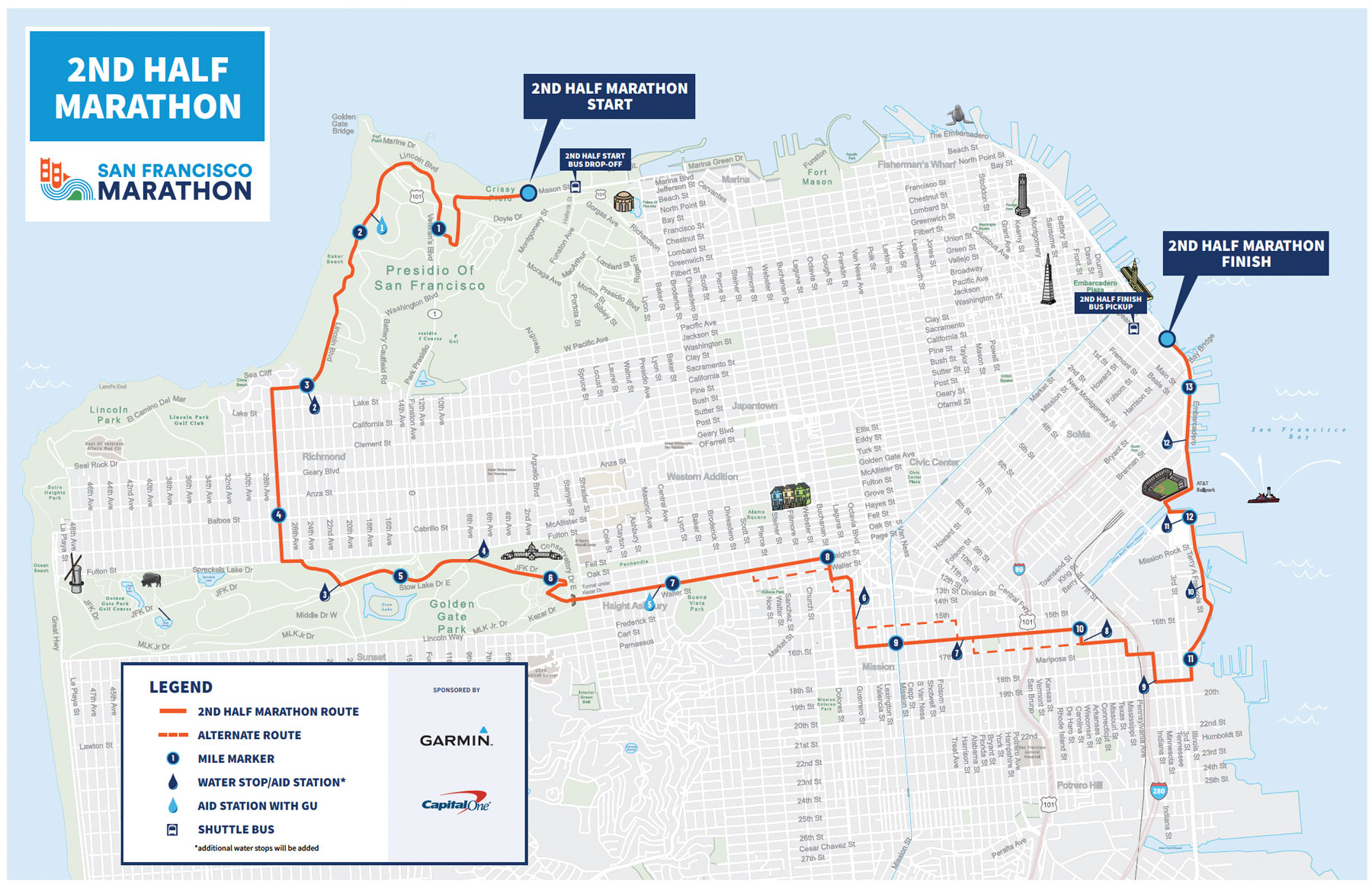 Course Maps The San Francisco Marathon